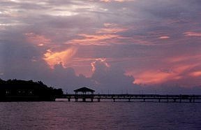Key West Sunrise after Hurricane. Nikon N70, Sigma 28-80 3.5-5.6, Tiffen Circular Polarizer. Kodak Royal Gold 400, Exposure unrecorded
